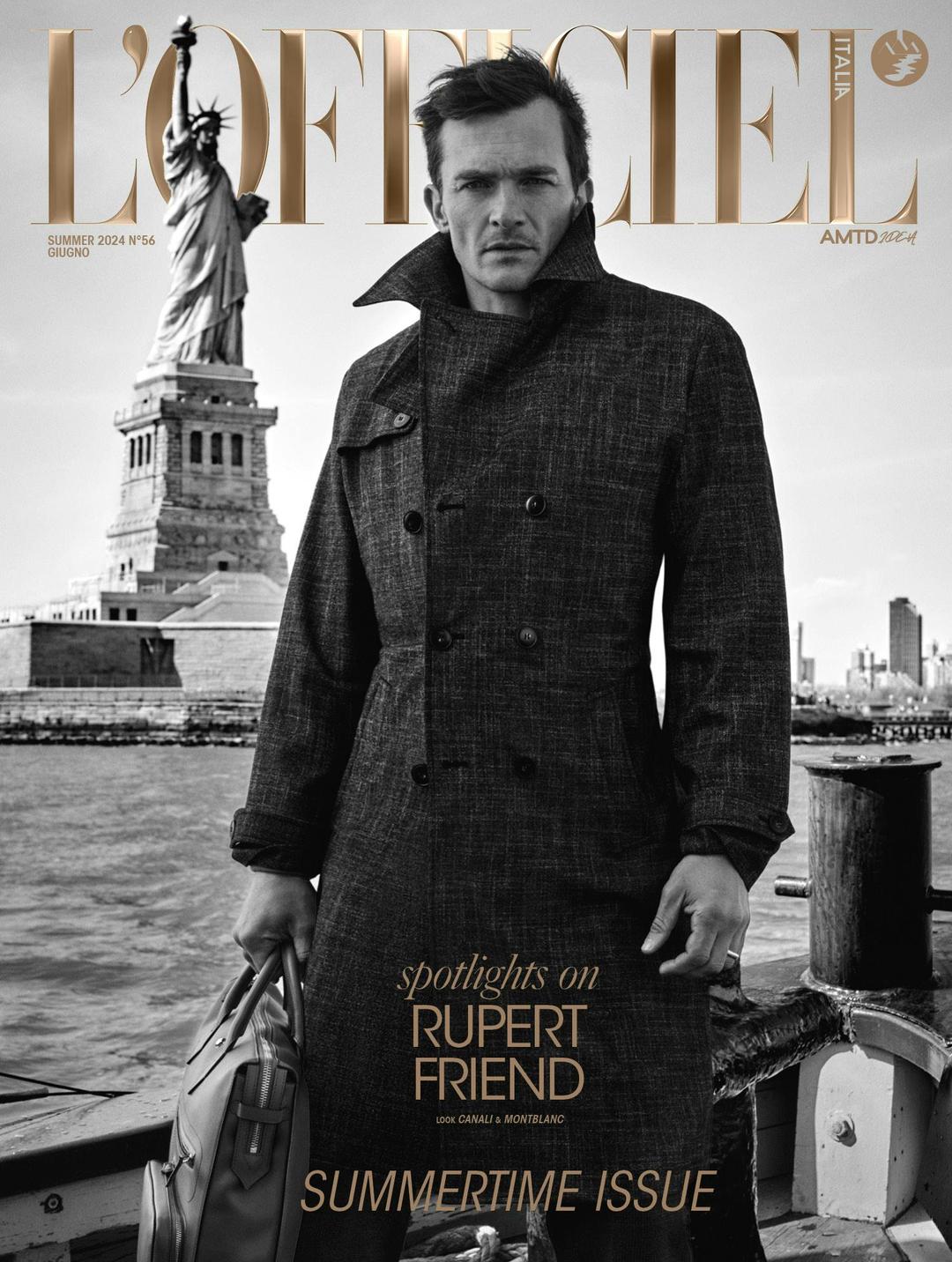 L'Officiel Italia - Summer 2024  n. 56 Giugno - Rupert Friend