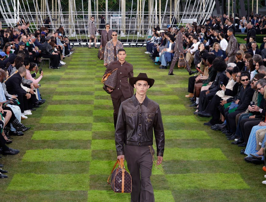 Louis Vuitton la sfilata uomo primavera estate 2025 (Getty Images)