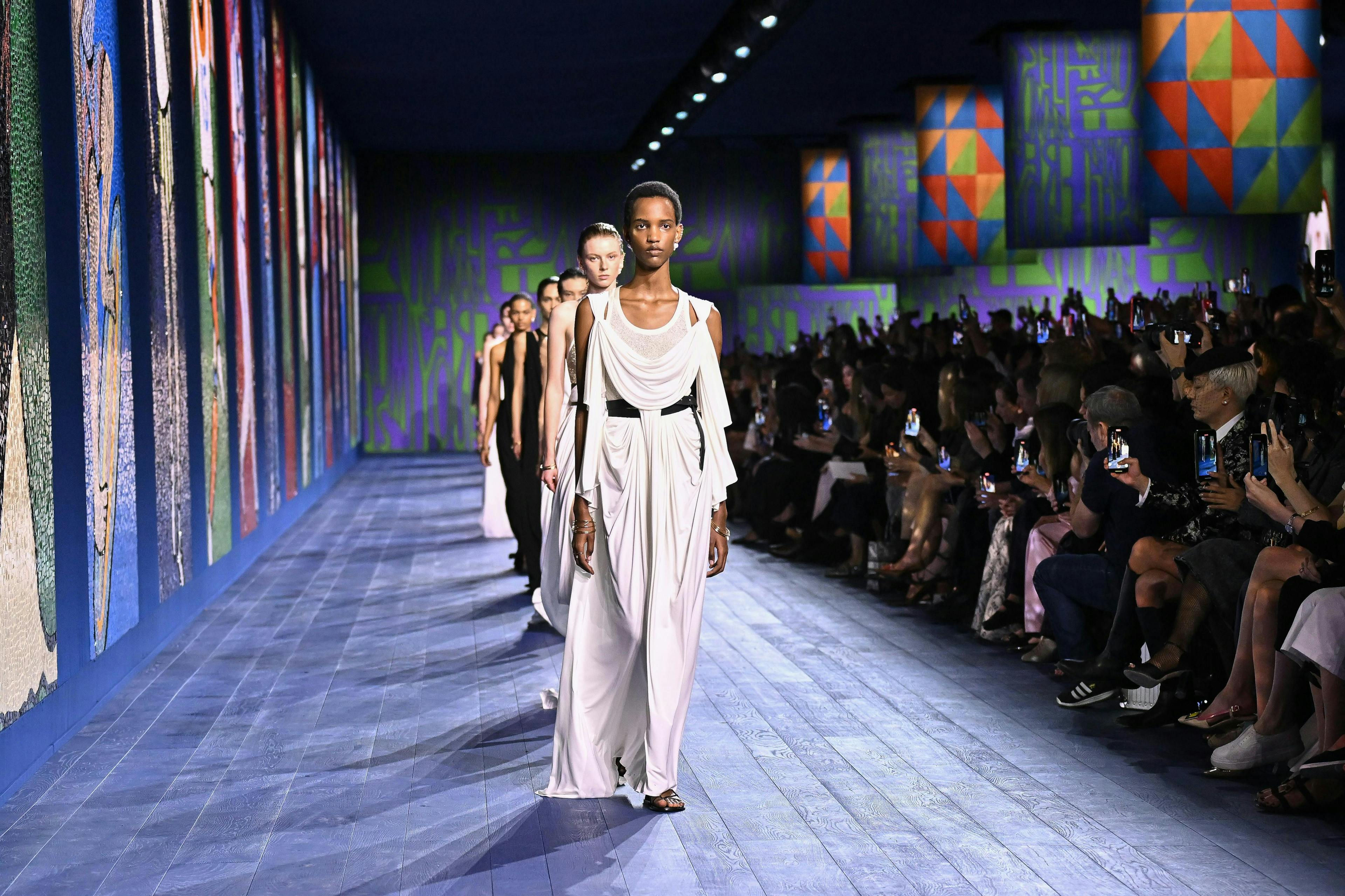 Christian Dior la sfilata haute couture 2024-25 alla Paris Fashion Week (Getty Images)
