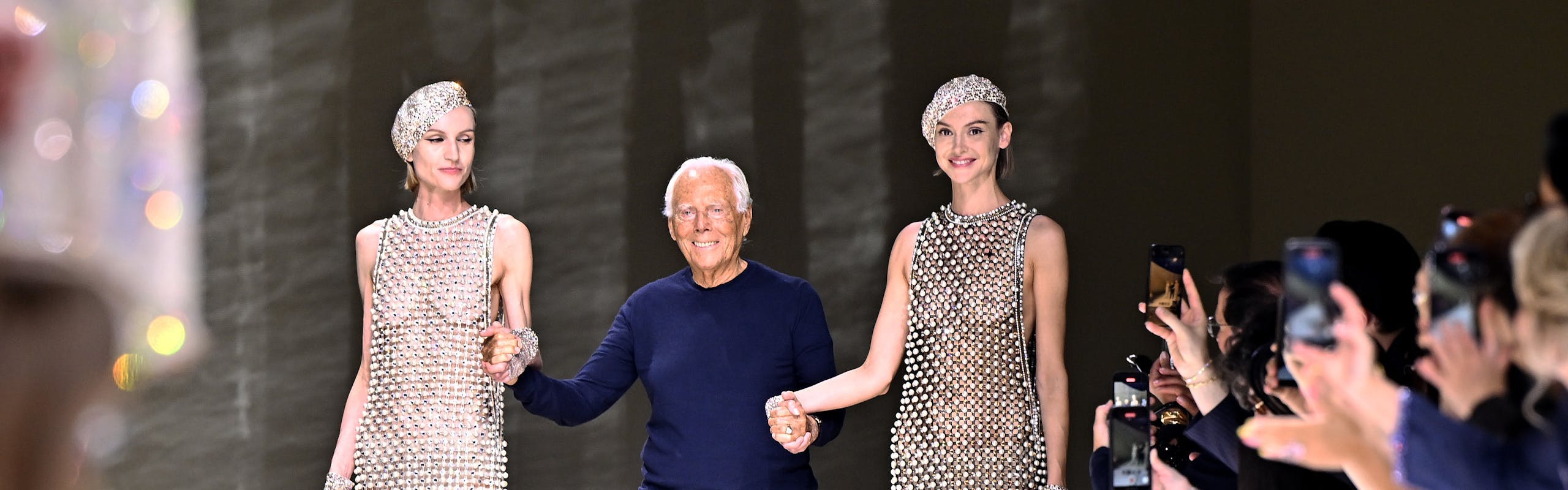Giorgio Armani haute couture autunno inverno 2024-25 (Getty Images)