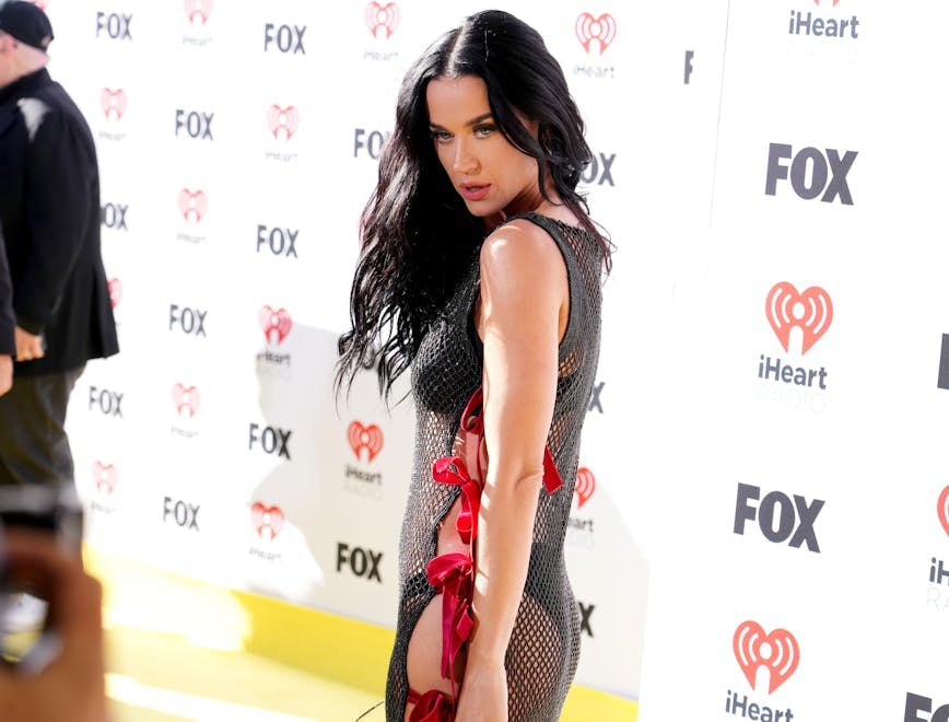 Katy Perry agli iheartRadio Music Awards 2024 maliarda e sexy. Courtesy Getty