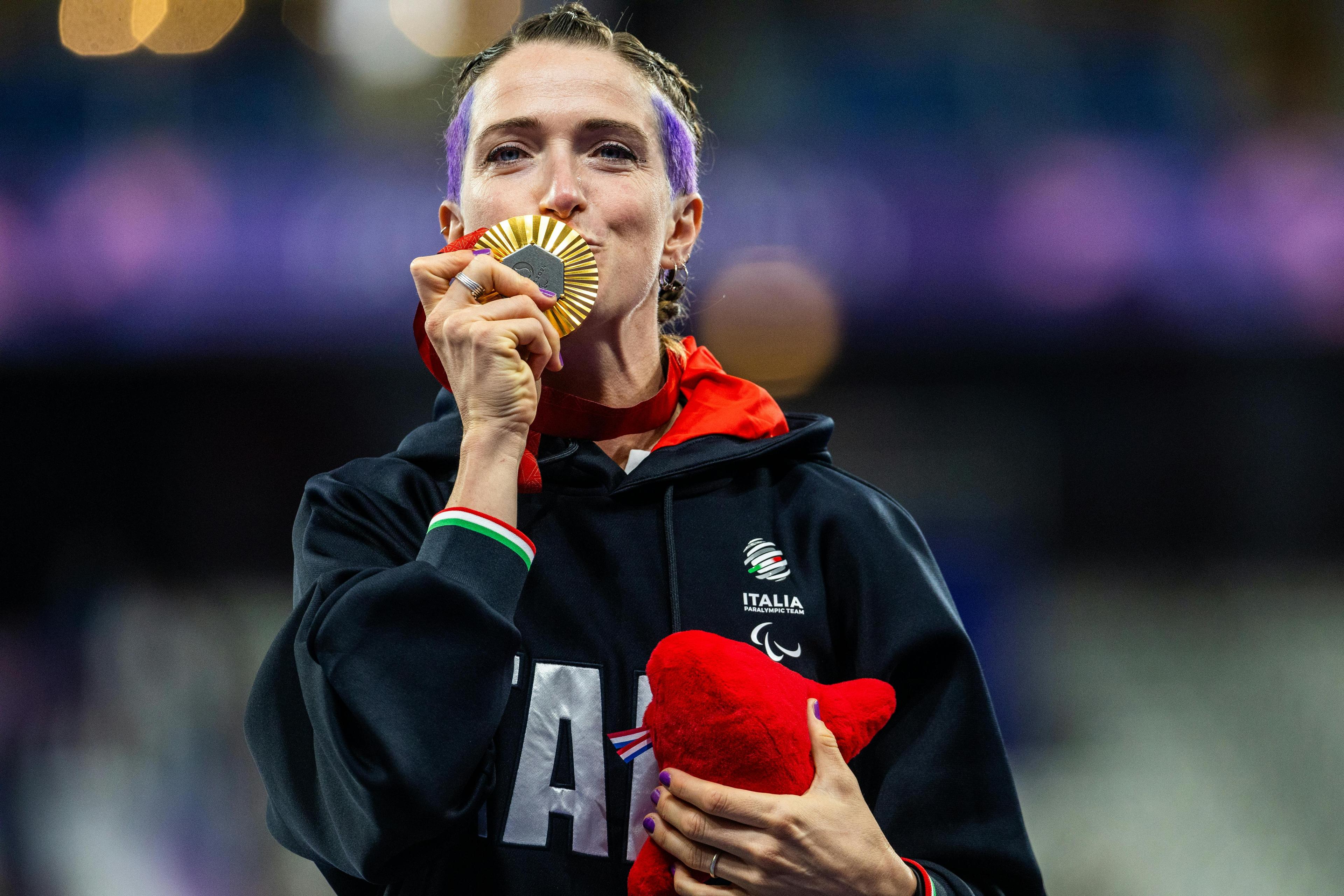 La vittoria di Martina Caironi alle Paraolimpiadi 2024 a Parigi (Getty Images)