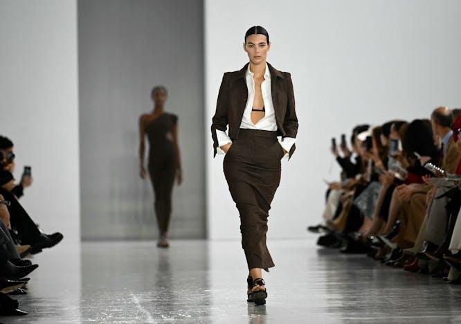 Max Mara la sfilata donna primavera estate 2025 (Getty Images)